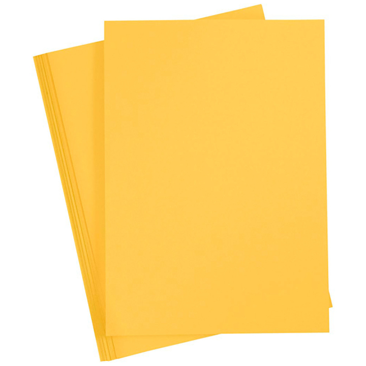 Värillinen paperi Keltainen A4 180g 20 arkkia ryhmässä Kids / Hauskaa oppimista / Paperi ja Piirustusalusta Lapsille / Värillinen paperi lapsille @ Pen Store (130800)