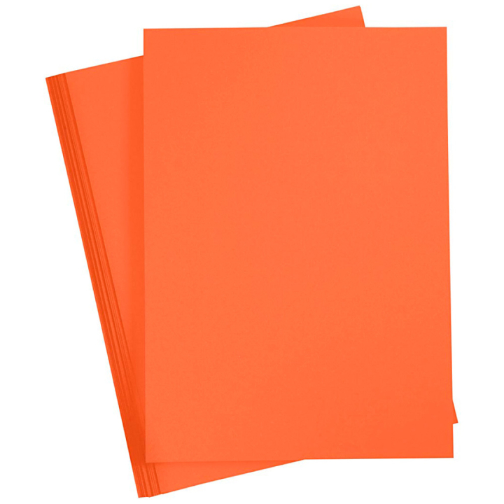 Värillinen paperi Orange A4 180g 20 arkkia ryhmässä Kids / Hauskaa oppimista / Paperi ja Piirustusalusta Lapsille / Värillinen paperi lapsille @ Pen Store (130801)