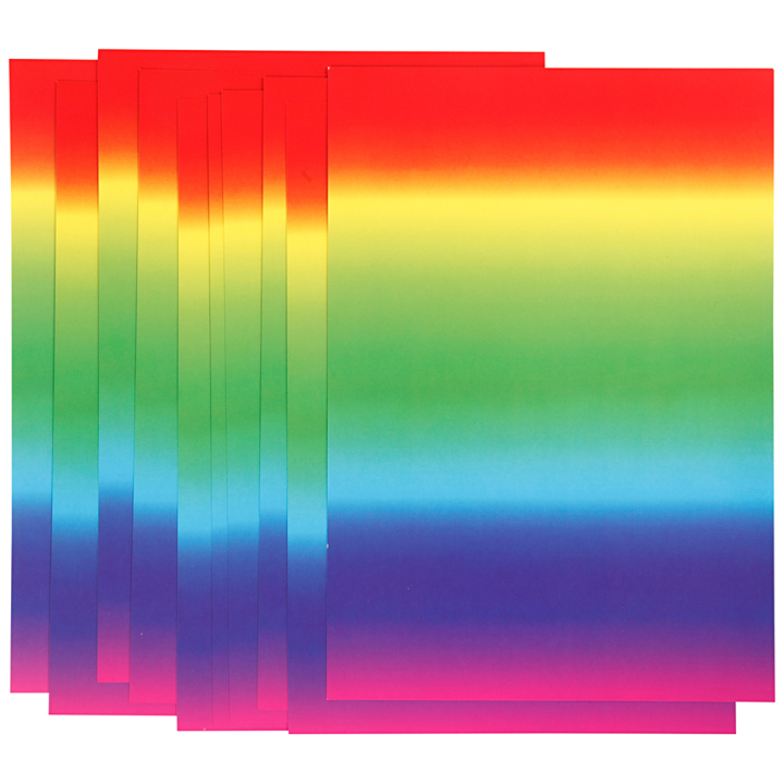 Värillinen paperi Sateenkaari A4 180g 10 arkkia ryhmässä Kids / Hauskaa oppimista / Paperi ja Piirustusalusta Lapsille @ Pen Store (130808)