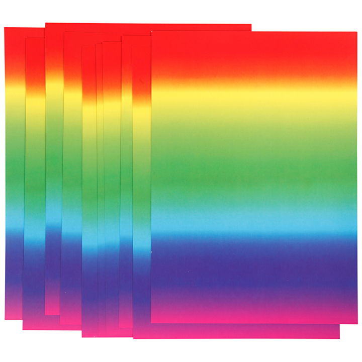 Värillinen paperi Sateenkaari A4 180g 10 arkkia ryhmässä Kids / Hauskaa oppimista / Paperi ja Piirustusalusta Lapsille / Värillinen paperi lapsille @ Pen Store (130808)