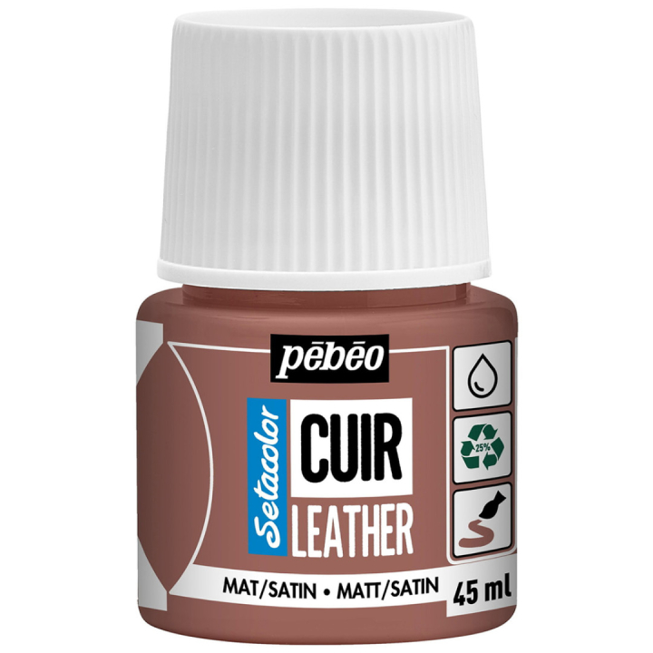 Setacolor Cuir Leather Nahkaväri 45ml ryhmässä Askartelu ja Harrastus / Värit / Nahkaväri @ Pen Store (130827_r)