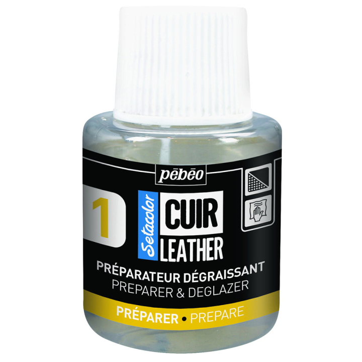 Setacolor Cuir Leather Preparer Deglazer 110ml ryhmässä Askartelu ja Harrastus / Värit / Nahkaväri @ Pen Store (130862)