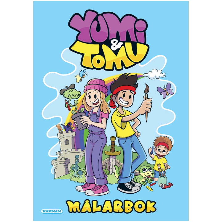Yumi & Tomu Värityskirja ryhmässä Kids / Hauskaa oppimista / Väritys- ja askartelukirjat @ Pen Store (131099)