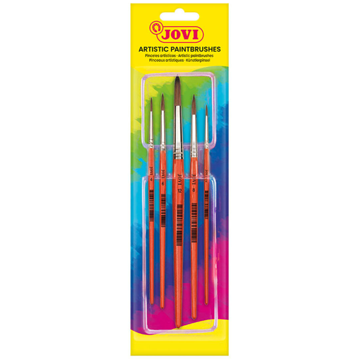 Lasten pensselit 5 kokoa ryhmässä Kids / Lasten askartelu ja värit / Lasten pensselit @ Pen Store (131252)