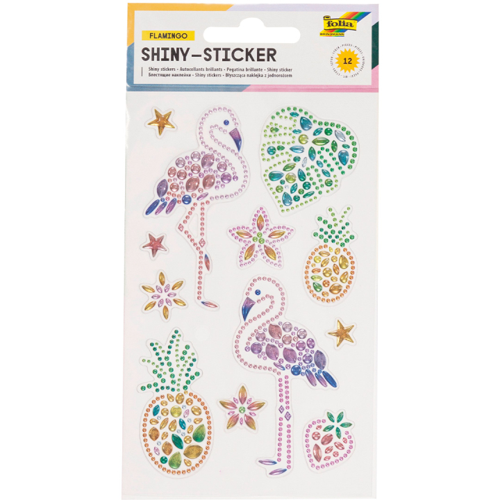 Timanttitarroja Flamingo 1 arkki ryhmässä Kids / Hauskaa oppimista / Stickers @ Pen Store (131551)