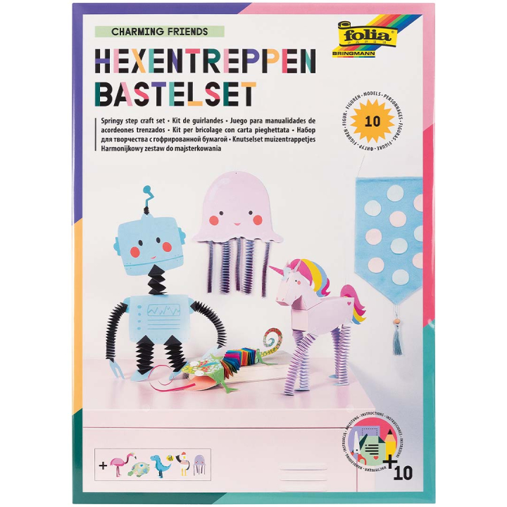 DIY-sarja Ystävät 10 kpl ryhmässä Kids / Hauskaa oppimista / Paperi ja Piirustusalusta Lapsille @ Pen Store (131570)