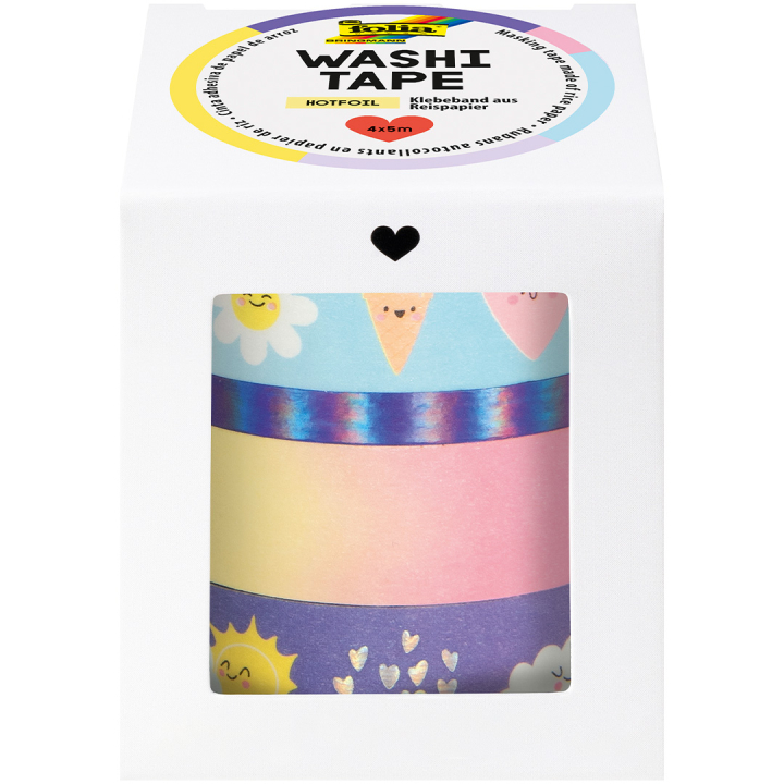 Washi-teippi Taivas 4 kpl ryhmässä Askartelu ja Harrastus / Harrastustarvikkeet / Washiteipit @ Pen Store (131592)