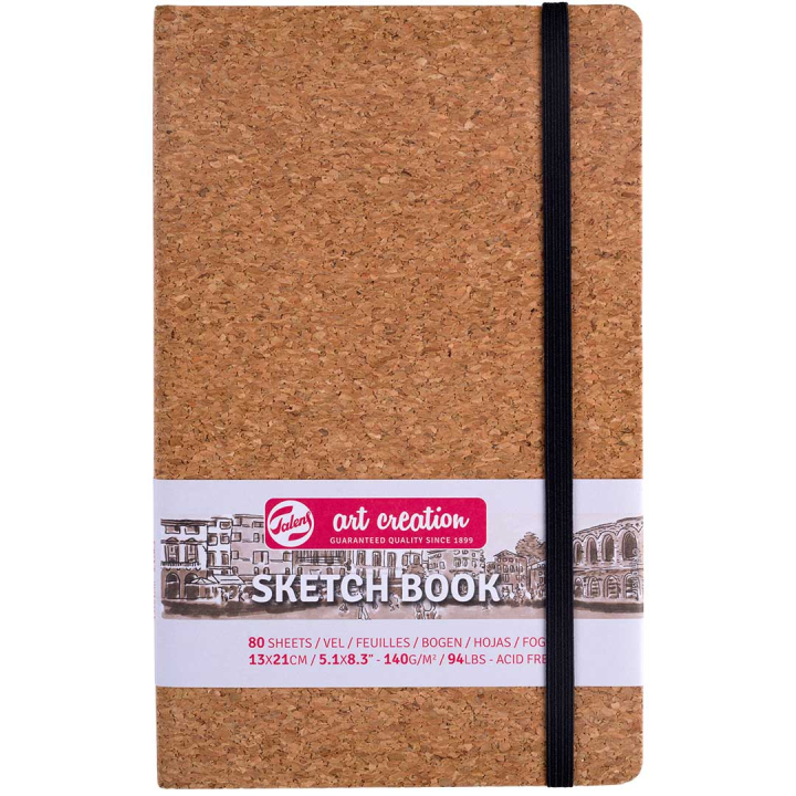 Sketchbook Cork 13x21 cm ryhmässä Paperit ja Lehtiöt / Taiteilijalehtiöt / Luonnoskirjat @ Pen Store (131858)