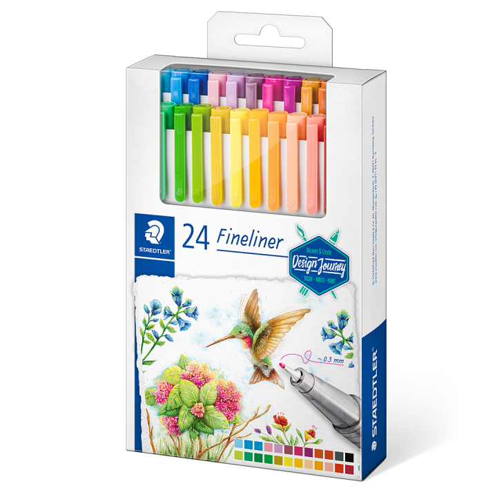 Triplus Fineliner 24 kpl ryhmässä Kynät / Taiteilijakynät / Tussit @ Pen Store (131921)