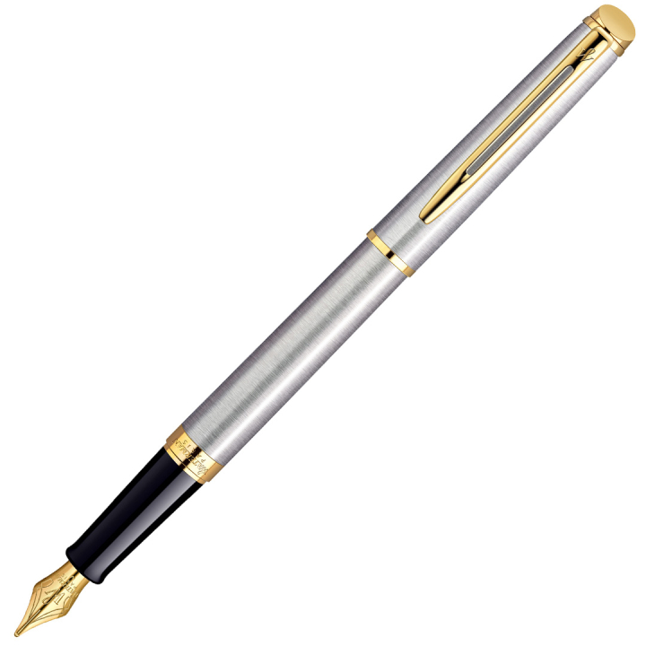 Hémisphère Steel/Gold Täytekynä  ryhmässä Kynät / Fine Writing / Täytekynät @ Pen Store (132001_r)