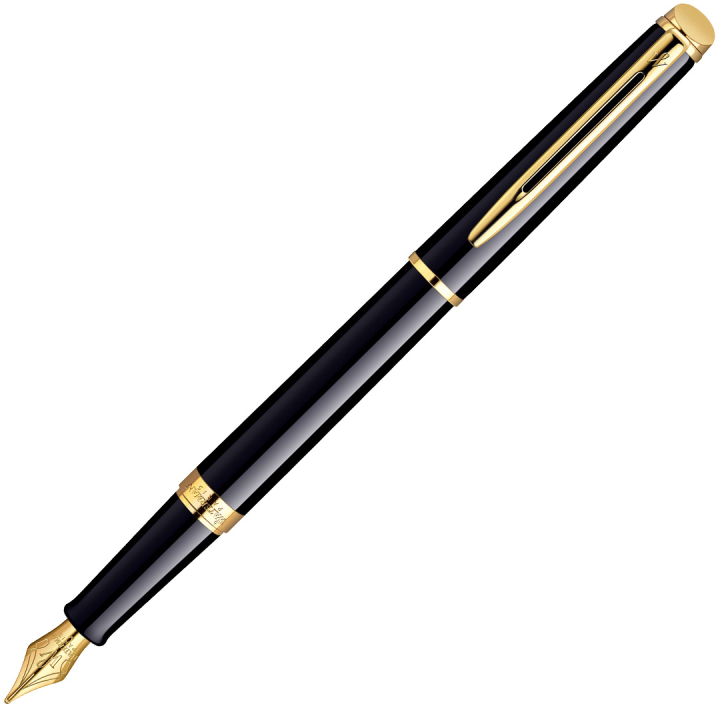 Hémisphère Black/Gold Täytekynä  ryhmässä Kynät / Fine Writing / Täytekynät @ Pen Store (132009_r)