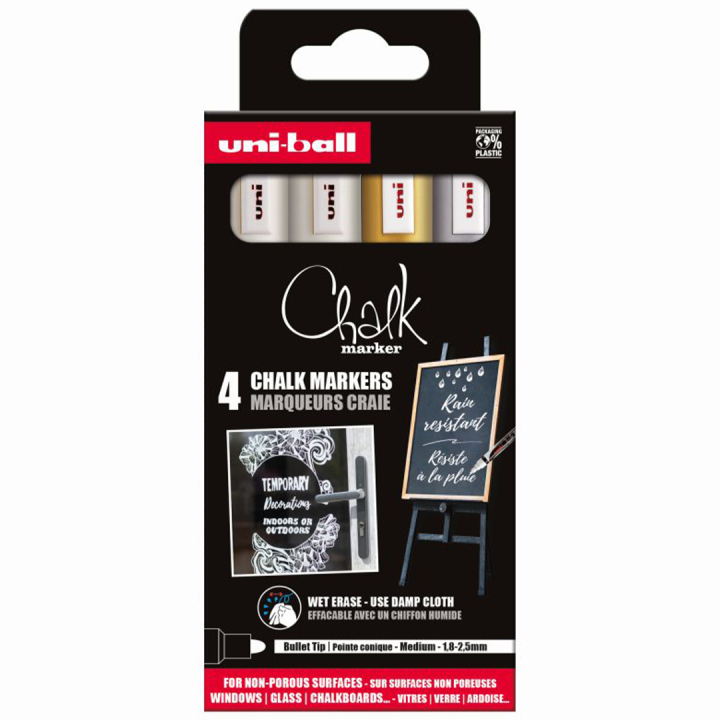 Chalk Marker PWE-5M 4-set No 3 ryhmässä Kynät / Toimisto ja merkkaus / Merkkauskynät @ Pen Store (132737)