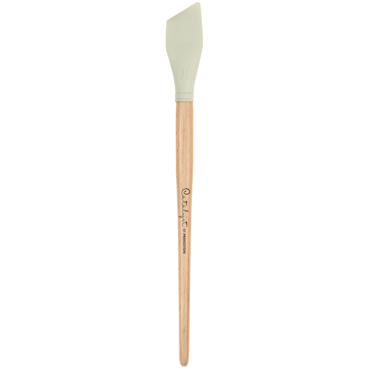 Catalyst Silicone Blade Pitkä kahva No 6 30 mm White ryhmässä Taiteilijatarvikkeet / Ateljee / Maalausveitset @ Pen Store (132799)