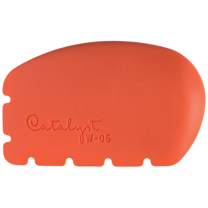 Catalyst Silicone Wedge No 5 Orange ryhmässä Taiteilijatarvikkeet / Ateljee / Maalausveitset @ Pen Store (132805)