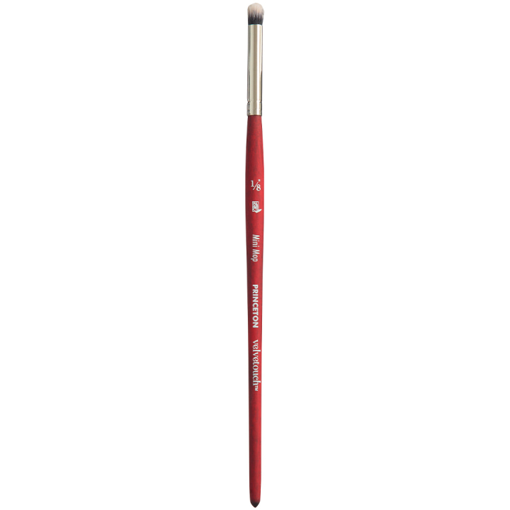 Velvetouch Syntettiharja lyhyt varsi Mini Mop St 1/8 ryhmässä Taiteilijatarvikkeet / Siveltimet / Akryylisiveltimet @ Pen Store (132835)