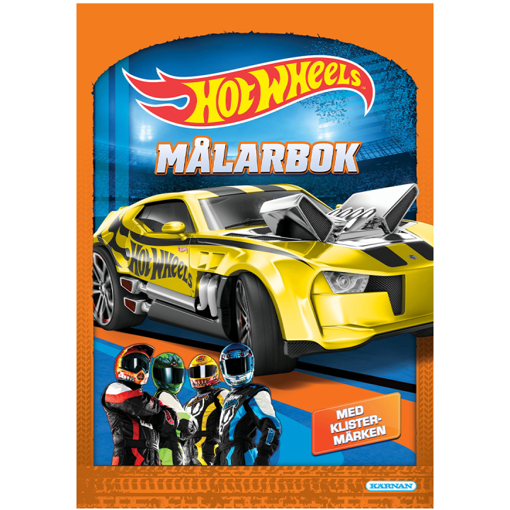 Hot Wheels Värityskirja tarroilla ryhmässä Kids / Hauskaa oppimista / Väritys- ja askartelukirjat / Värityskirjat @ Pen Store (133014)