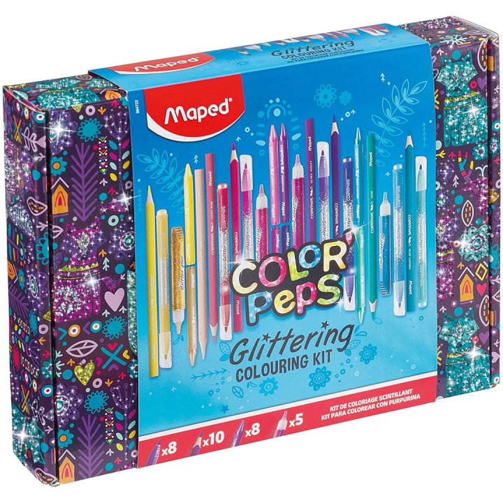 Color'Peps Kimaltavat värit 31 kpl ryhmässä Kids / Lastenkynät / Lasten värikynät @ Pen Store (133075)