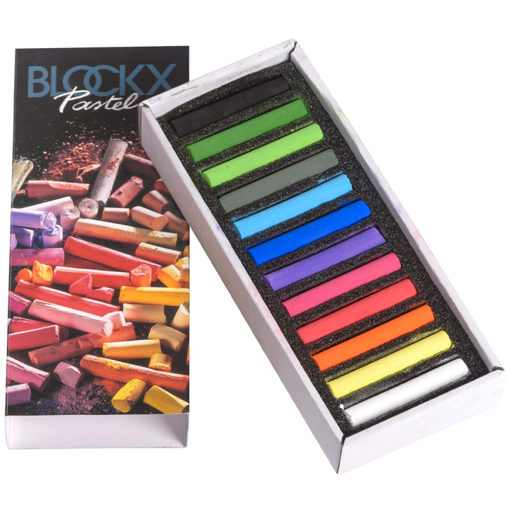 Soft Pastels Assorted 12-setti ryhmässä Taiteilijatarvikkeet / Liidut ja lyijyt / Pastelliliidut @ Pen Store (133362)