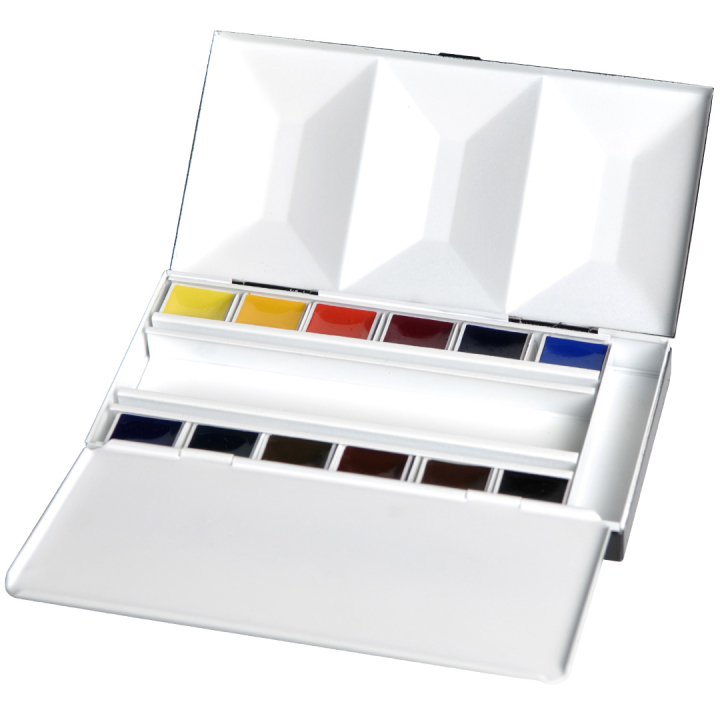 Aquarell Bijou 12-set puolikuppia ryhmässä Taiteilijatarvikkeet / Taiteilijavärit / Akvarellivärit @ Pen Store (133478)