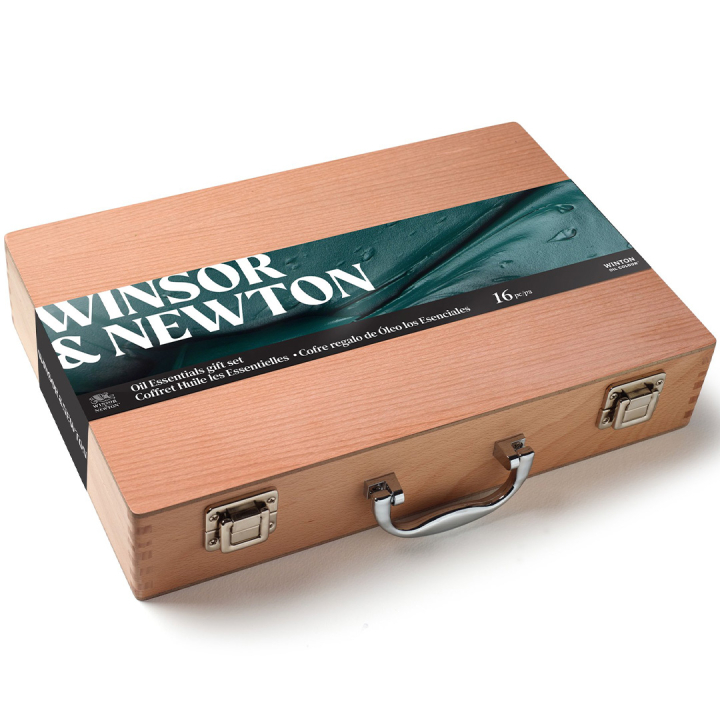 Winton Oil Wooden Box 16-setti ryhmässä Taiteilijatarvikkeet / Taiteilijavärit / Öljyvärit @ Pen Store (134068)