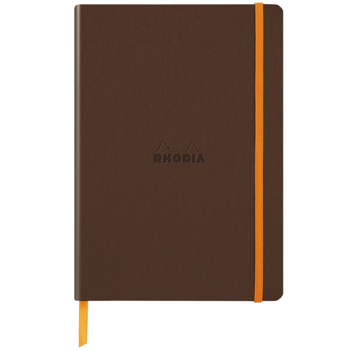 Rhodiarama Webnotebook A5 Soft Dotted Bronze ryhmässä Paperit ja Lehtiöt / Kirjoitus ja muistiinpanot / Muistikirjat @ Pen Store (134439)