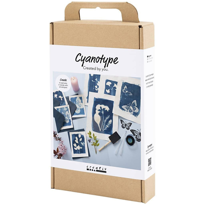 DIY-kit Cyanotype Luo omia syanotypiatulosteita ryhmässä Askartelu ja Harrastus / Tekniikat / Syanotypia @ Pen Store (134599)