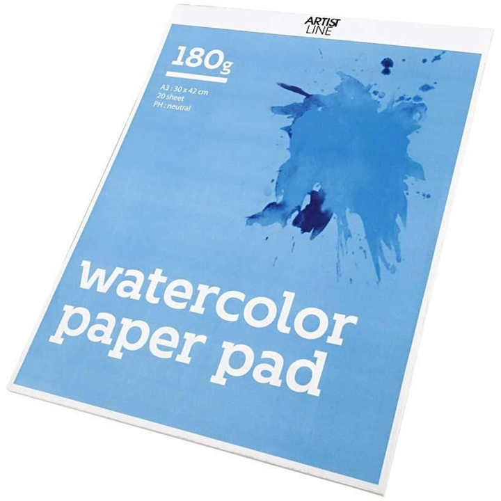 Akvarelliilehtiö A3 180g ryhmässä Paperit ja Lehtiöt / Taiteilijalehtiöt / Akvarellipaperit @ Pen Store (134603)