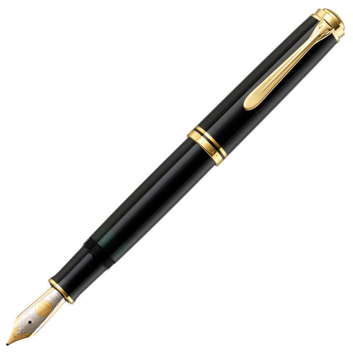 Souverän M800 Täytekynä Black ryhmässä Kynät / Fine Writing / Täytekynät @ Pen Store (134758_r)