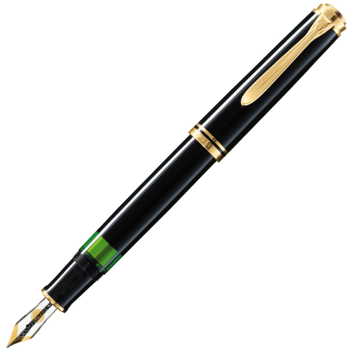 Souverän M400 Täytekynä Black ryhmässä Kynät / Fine Writing / Täytekynät @ Pen Store (134760_r)