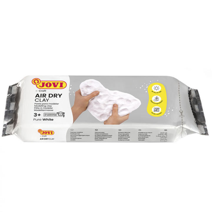 Muovailusavi 250g White ryhmässä Askartelu ja Harrastus / Askartelu / Muovailusavi @ Pen Store (134867)