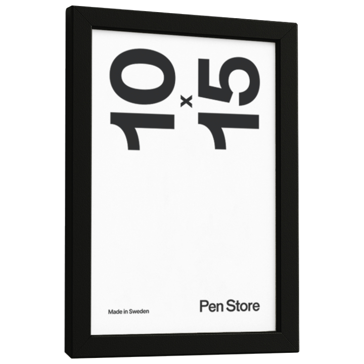Musta puukehys 10x15 cm ryhmässä Askartelu ja Harrastus / Järjestää / Kehykset / Mustat kehykset @ Pen Store (135077)
