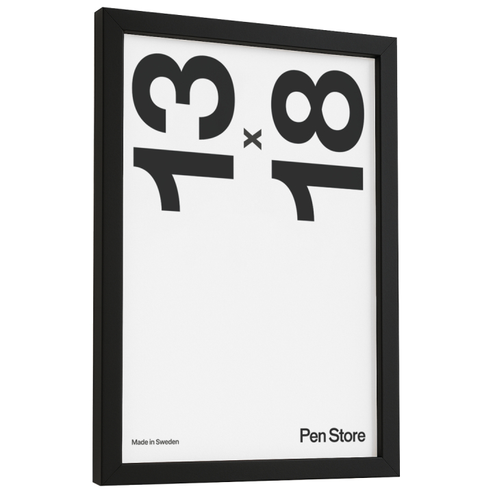 Musta puukehys 13x18 cm ryhmässä Askartelu ja Harrastus / Järjestää / Kehykset / Mustat kehykset @ Pen Store (135078)