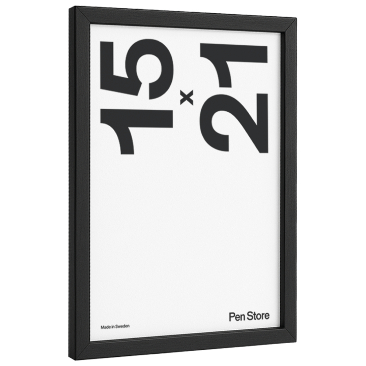 Musta puukehys 15x21 cm ryhmässä Askartelu ja Harrastus / Järjestää / Kehykset / Mustat kehykset @ Pen Store (135079)