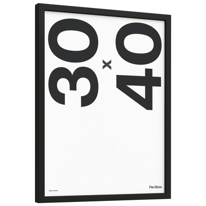 Musta puukehys 30x40 cm ryhmässä Askartelu ja Harrastus / Järjestää / Kehykset / Mustat kehykset @ Pen Store (135084)