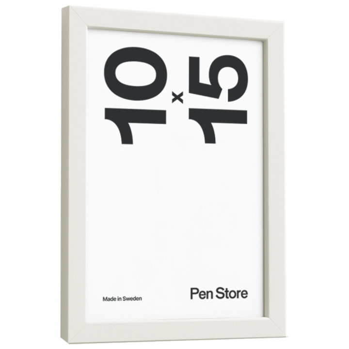 Valkoinen puukehys 10x15 cm ryhmässä Askartelu ja Harrastus / Järjestää / Kehykset / Valkoiset kehykset @ Pen Store (135089)