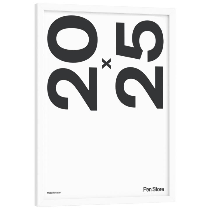 Valkoinen puukehys 20x25 cm ryhmässä Askartelu ja Harrastus / Järjestää / Kehykset / Valkoiset kehykset @ Pen Store (135093)