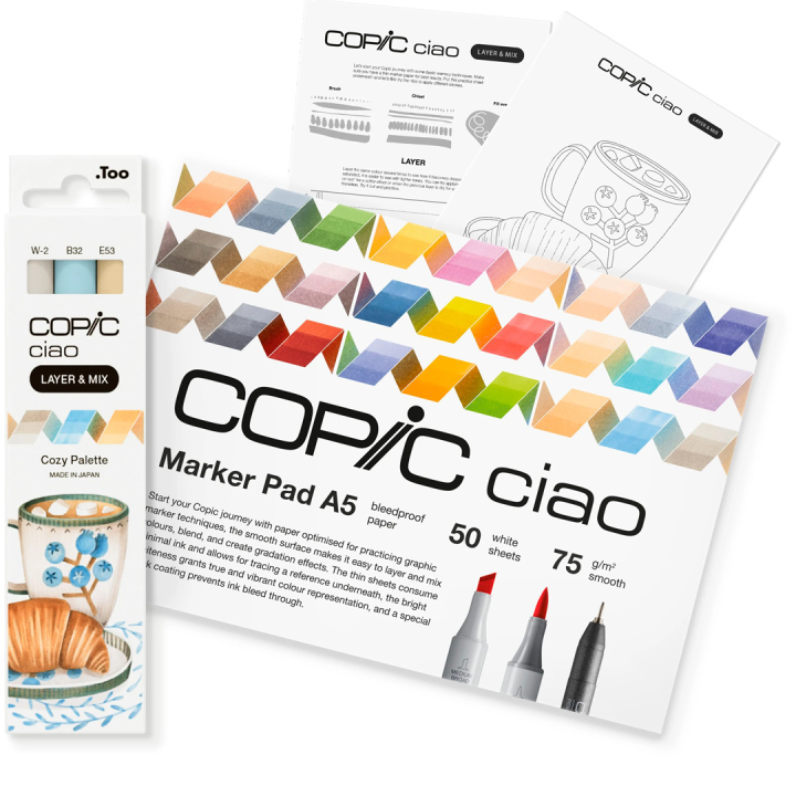 Ciao Layer & Mix 3D Starter Set Cozy ryhmässä Kynät / Taiteilijakynät / Maalitussit @ Pen Store (135136)