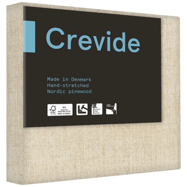 3D syvä kangaspohja Luonnonpellava 20x20 ryhmässä Taiteilijatarvikkeet / Ateljee / Maalauspohjat / Maalauspohja akryylimaali @ Pen Store (135212)