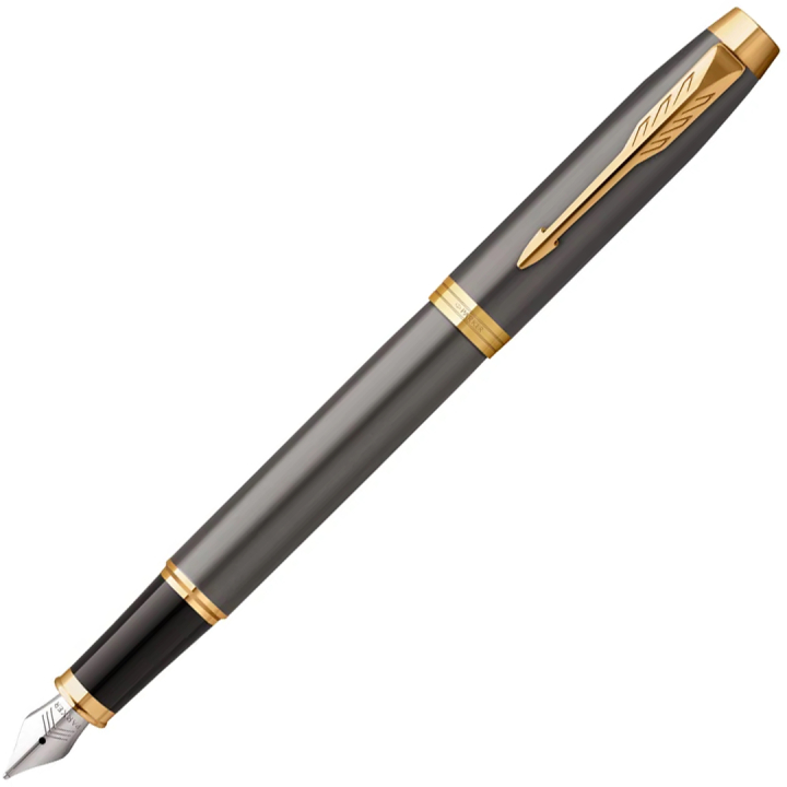 IM Grey/Gold Täytekynä ryhmässä Kynät / Fine Writing / Täytekynät @ Pen Store (135471_r)