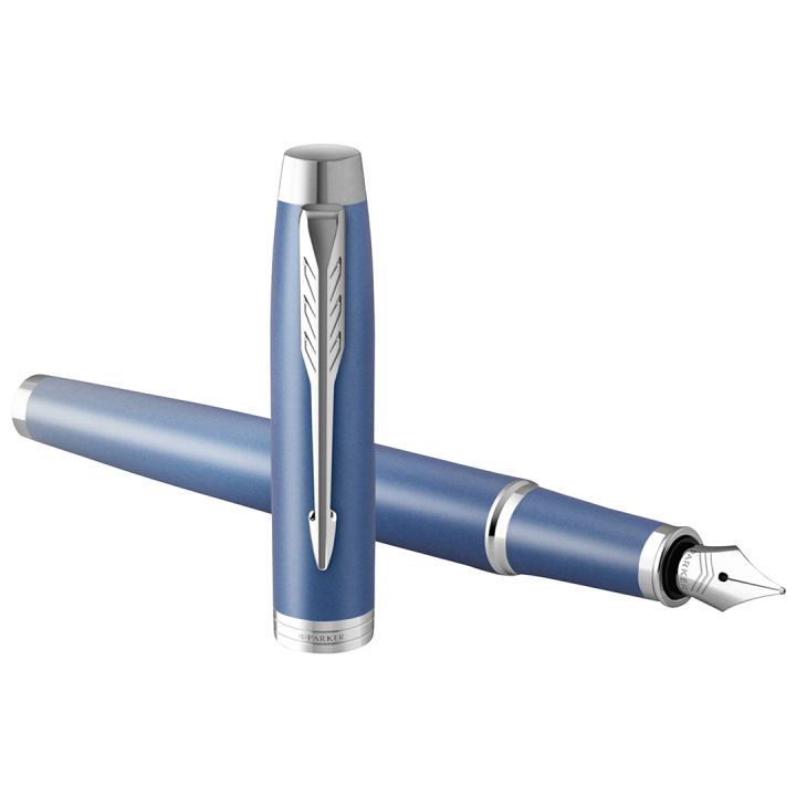 IM Rituals Blue/Chrome Täytekynä ryhmässä Kynät / Fine Writing / Täytekynät @ Pen Store (135479_r)