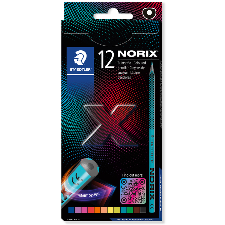 Värikynät Norix 12 kpl pakkaus ryhmässä Kids / Lastenkynät / Lasten värikynät @ Pen Store (135514)