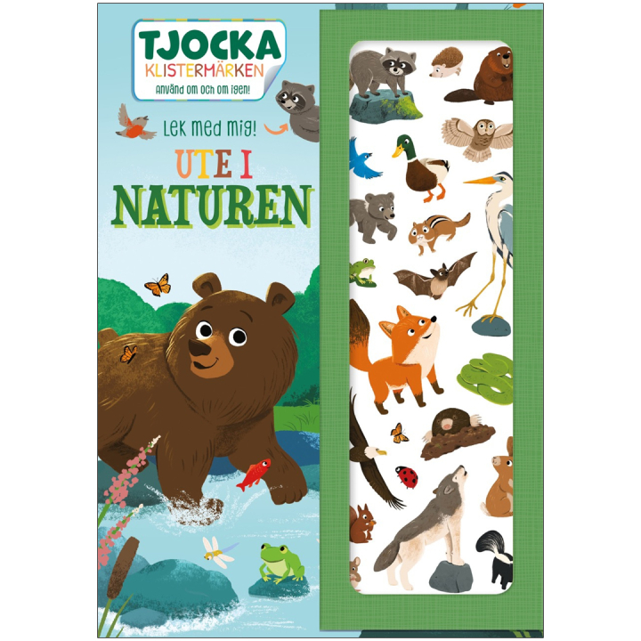 Ute i naturen : Använd om och om igen! ryhmässä Kids / Hauskaa oppimista / Väritys- ja askartelukirjat / Askartelukirjat @ Pen Store (135542)