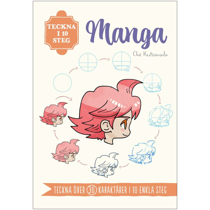 Teckna i 10 steg: Manga ryhmässä Askartelu ja Harrastus / Kirjat / Ohjekirjat @ Pen Store (135543)