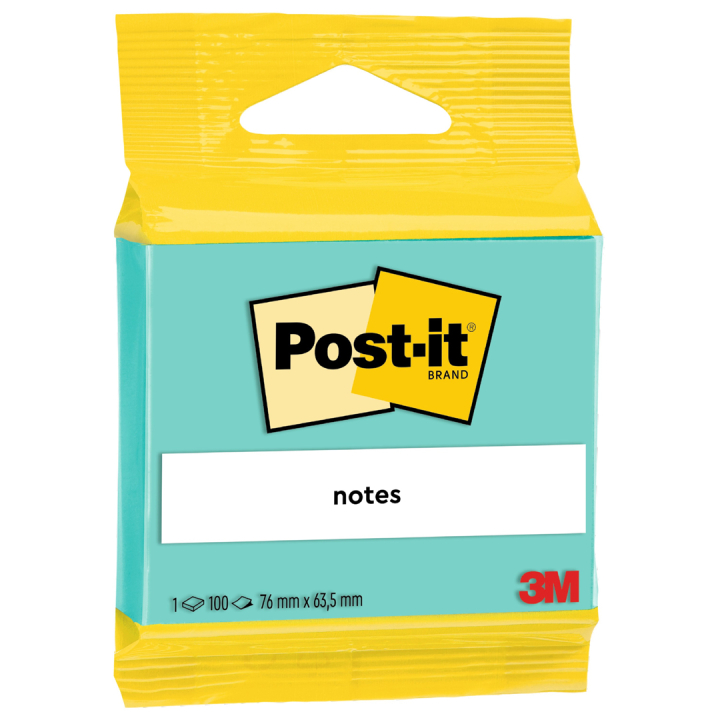 Post-it 63,5x76 Turkoosi ryhmässä Paperit ja Lehtiöt / Kirjoitus ja muistiinpanot / Post-it ja muistilaput @ Pen Store (135554)
