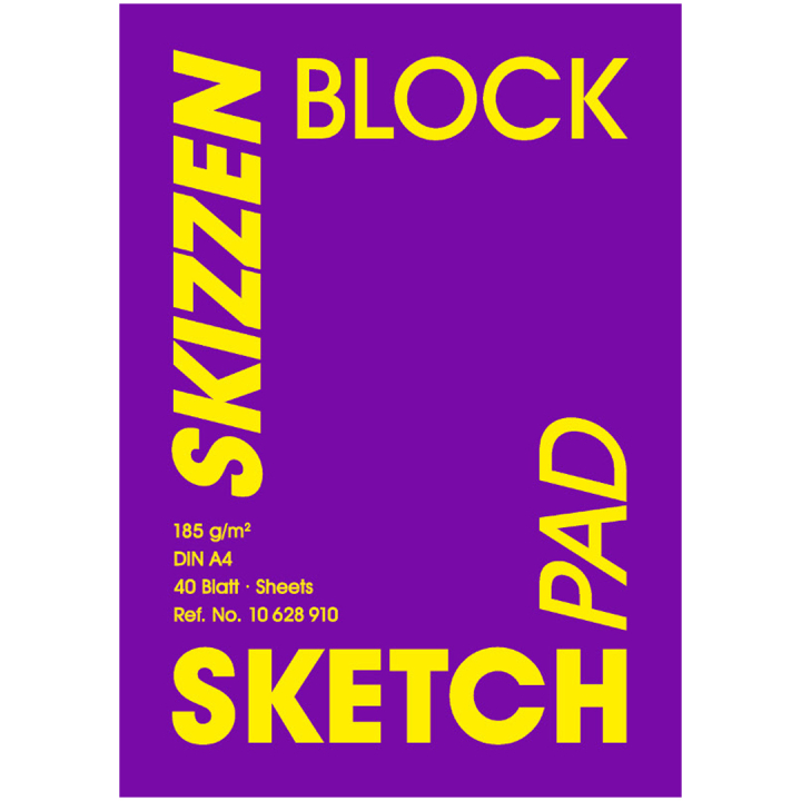 Sketch Pad A4 185g ryhmässä Paperit ja Lehtiöt / Taiteilijalehtiöt / Luonnos- ja piirustuslehtiöt @ Pen Store (135563)