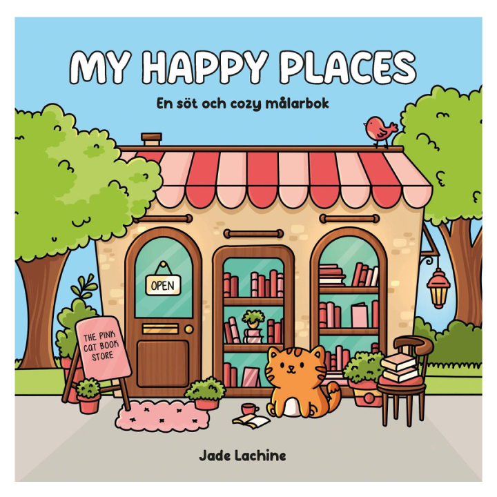 My Happy Places : En söt och cozy målarbok ryhmässä Askartelu ja Harrastus / Kirjat / Lasten värityskirjat @ Pen Store (135586)
