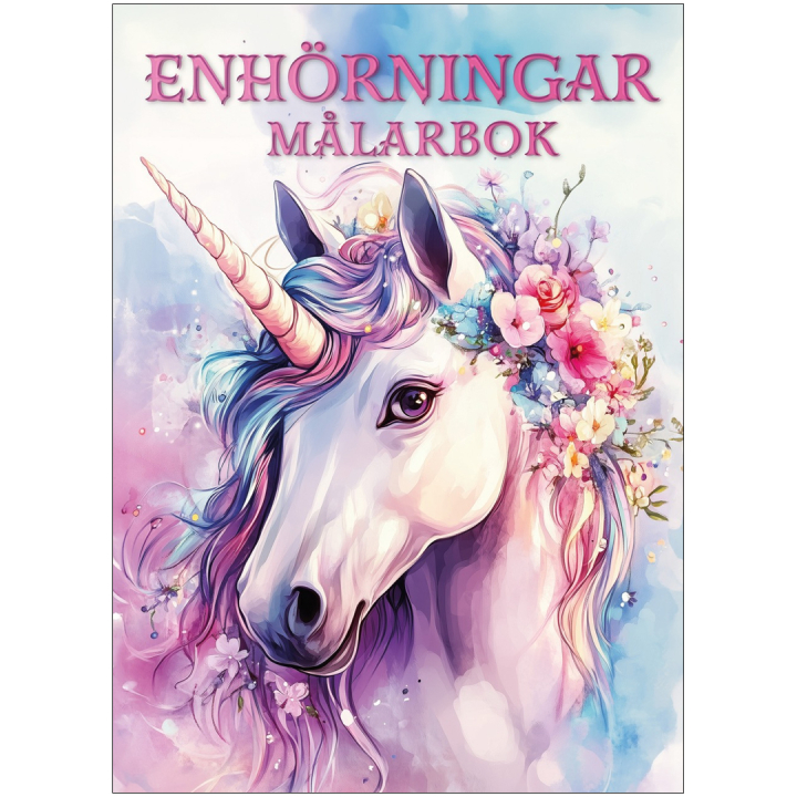 Enhörningar Målarbok ryhmässä Askartelu ja Harrastus / Kirjat / Lasten värityskirjat @ Pen Store (135623)