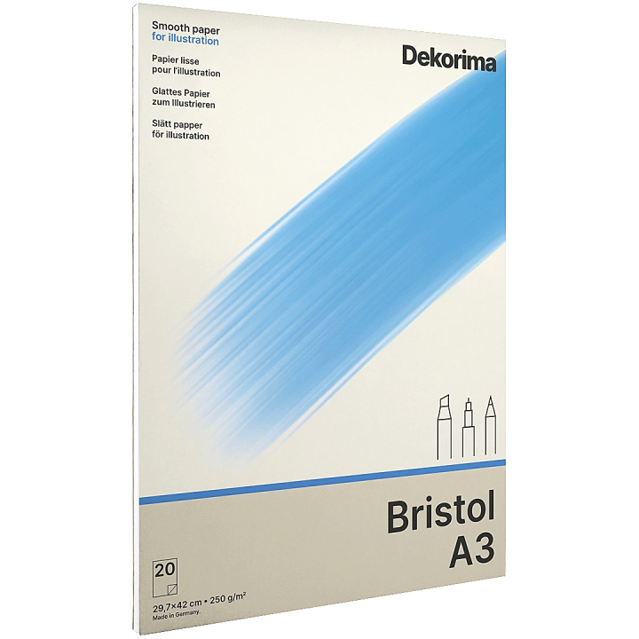 Bristol Paper A3 ryhmässä Paperit ja Lehtiöt / Taiteilijalehtiöt / Luonnos- ja piirustuslehtiöt @ Pen Store (135670)