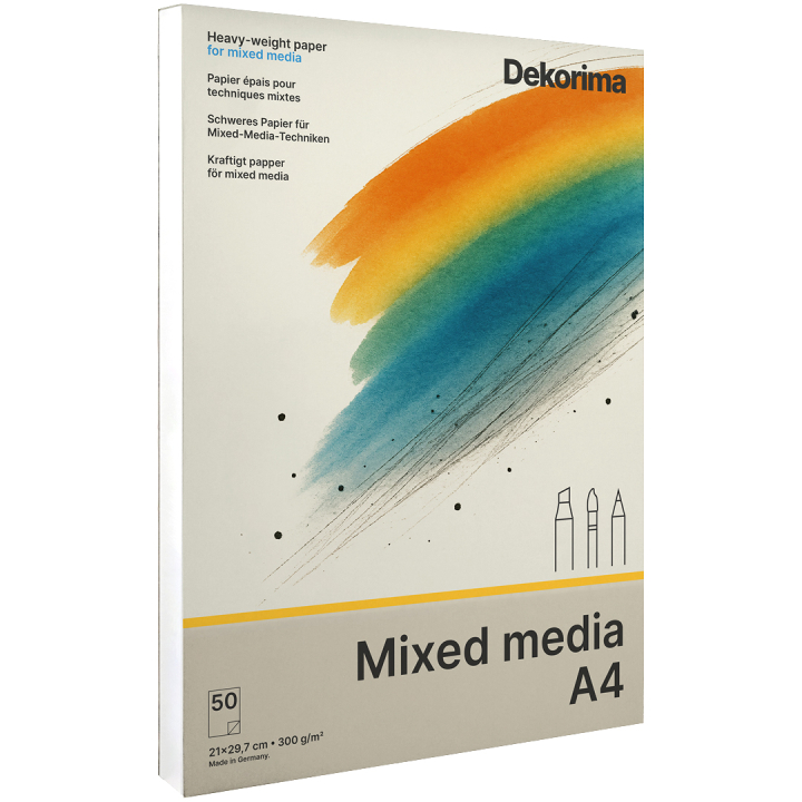 Mixed Media Pad A4 ryhmässä Paperit ja Lehtiöt / Taiteilijalehtiöt / Mixed media-lehtiöt @ Pen Store (135676)