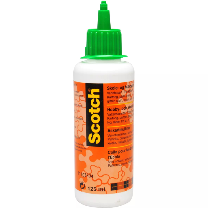 Scotch Harraste- ja koululiima 125ml ryhmässä Askartelu ja Harrastus / Harrastustarvikkeet / Liimat @ Pen Store (135686)